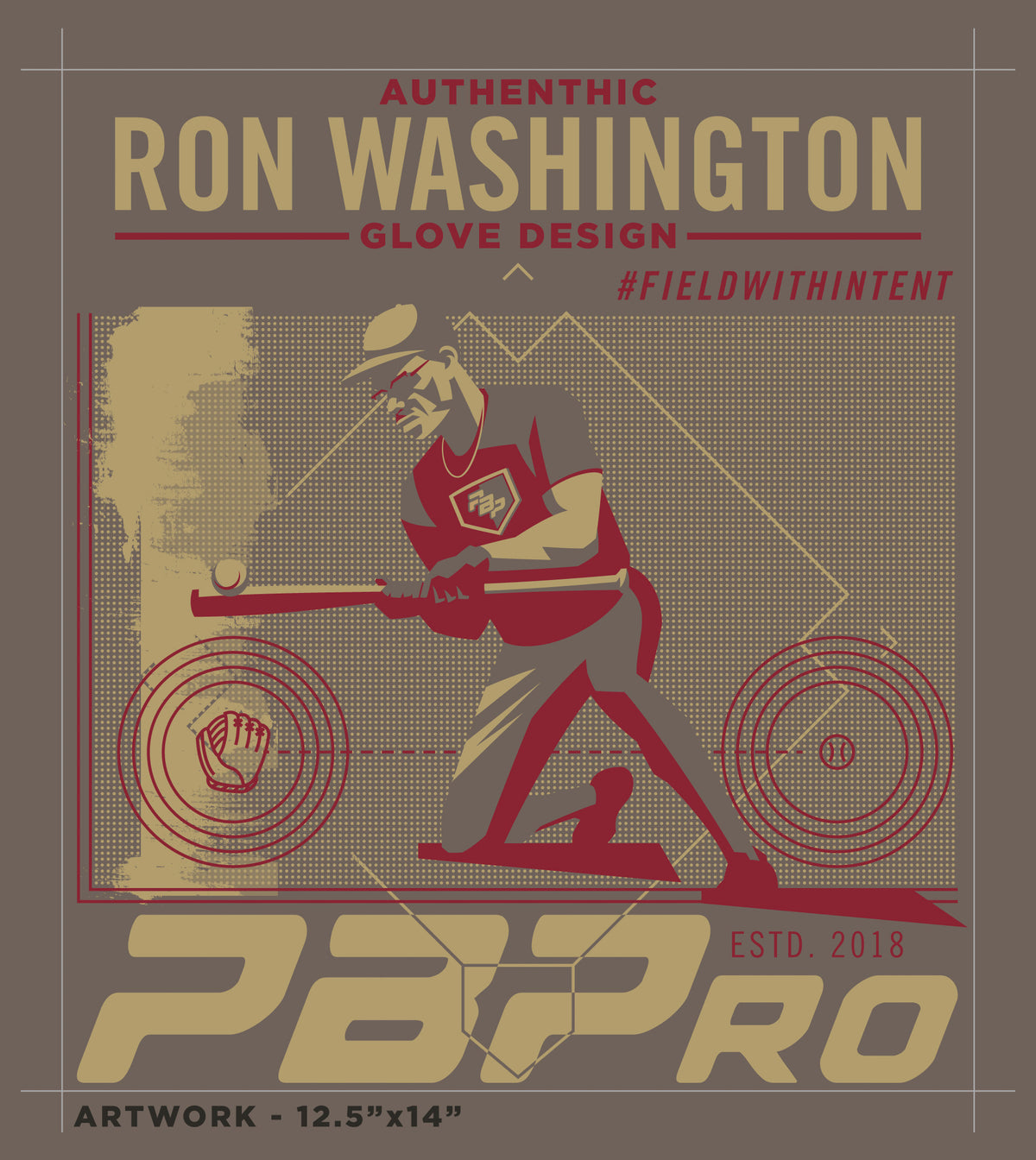 #FieldWithIntent Ron Washington Tee